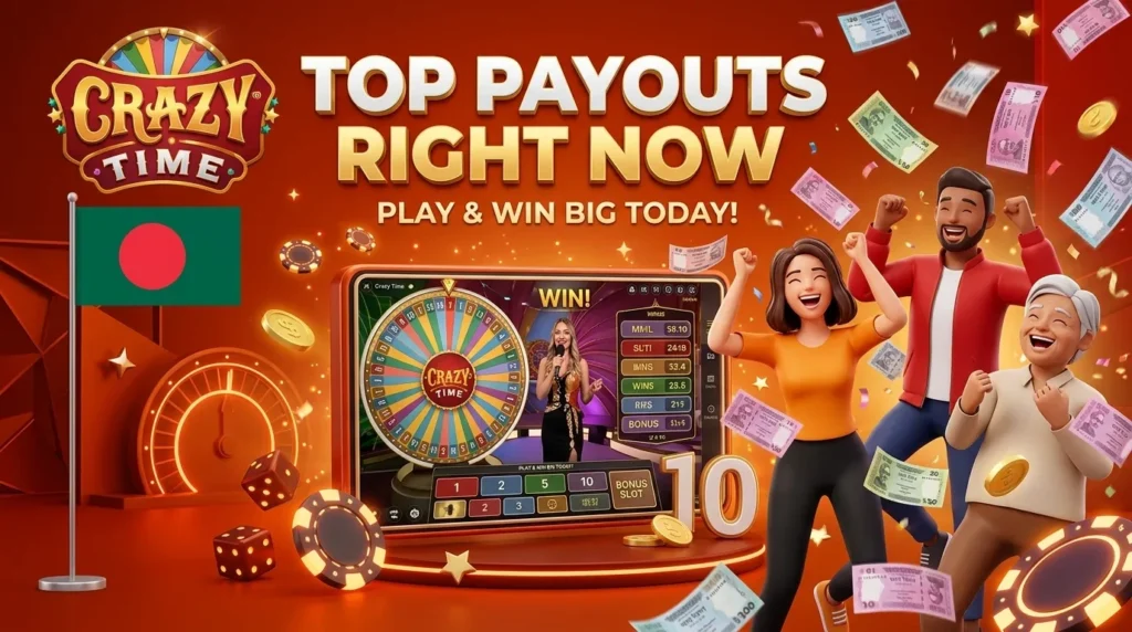 Biggest Crazy Time payouts 2026
