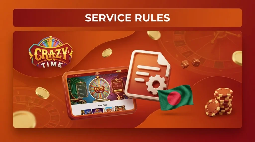 Review the Crazy Time terms of service today to ensure compliance.